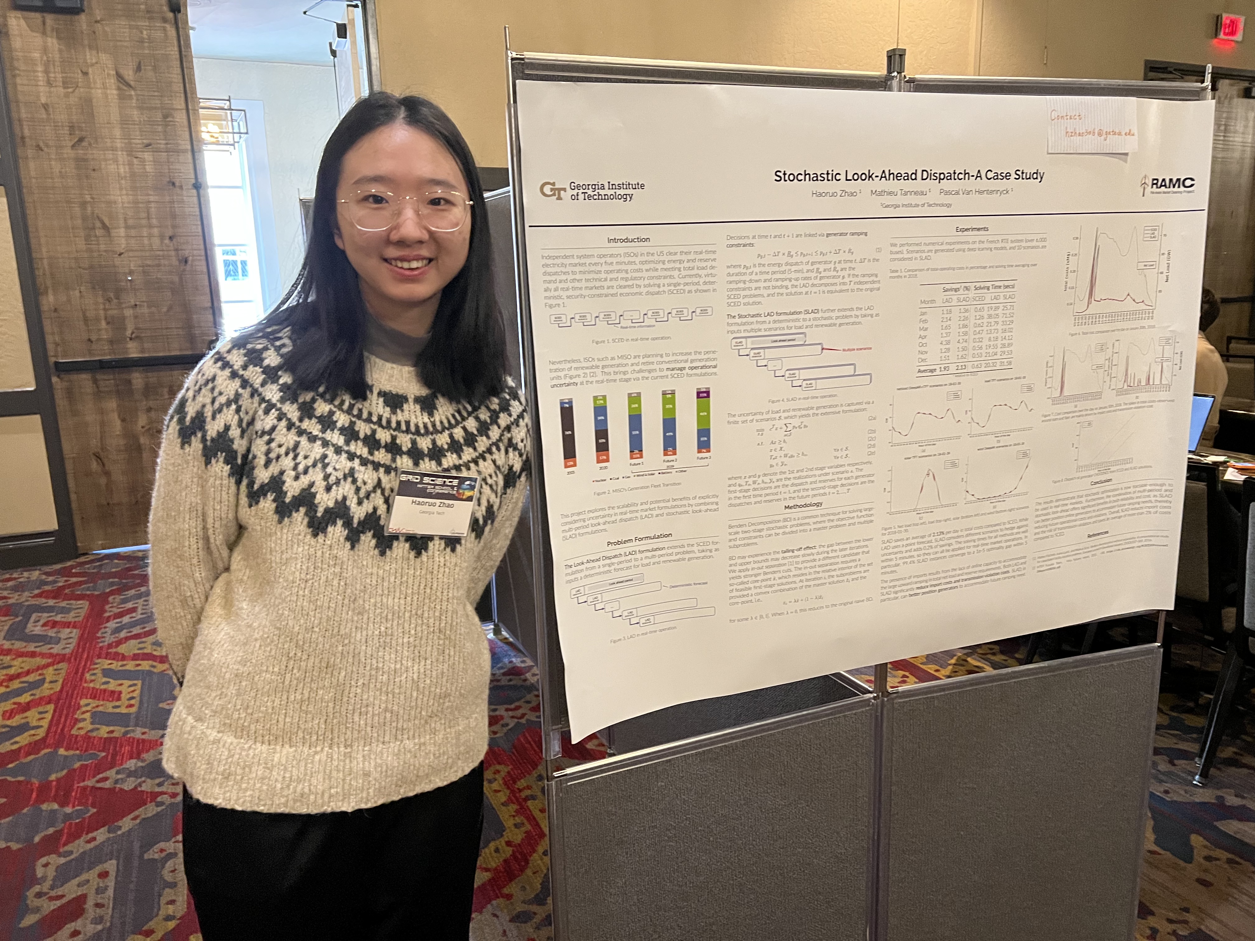 Haoruo Zhao Presenting