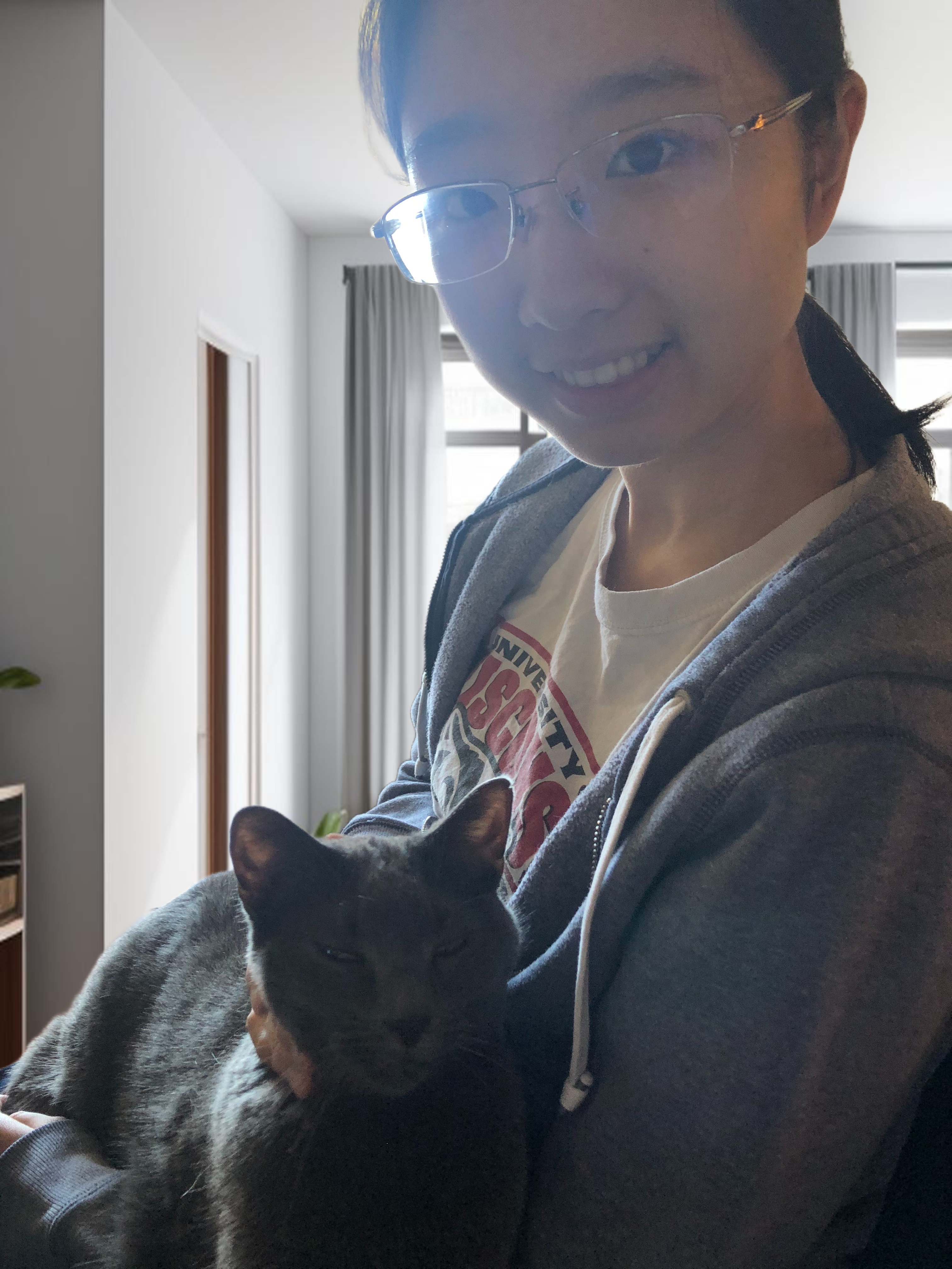 Haoruo Zhao With Cat