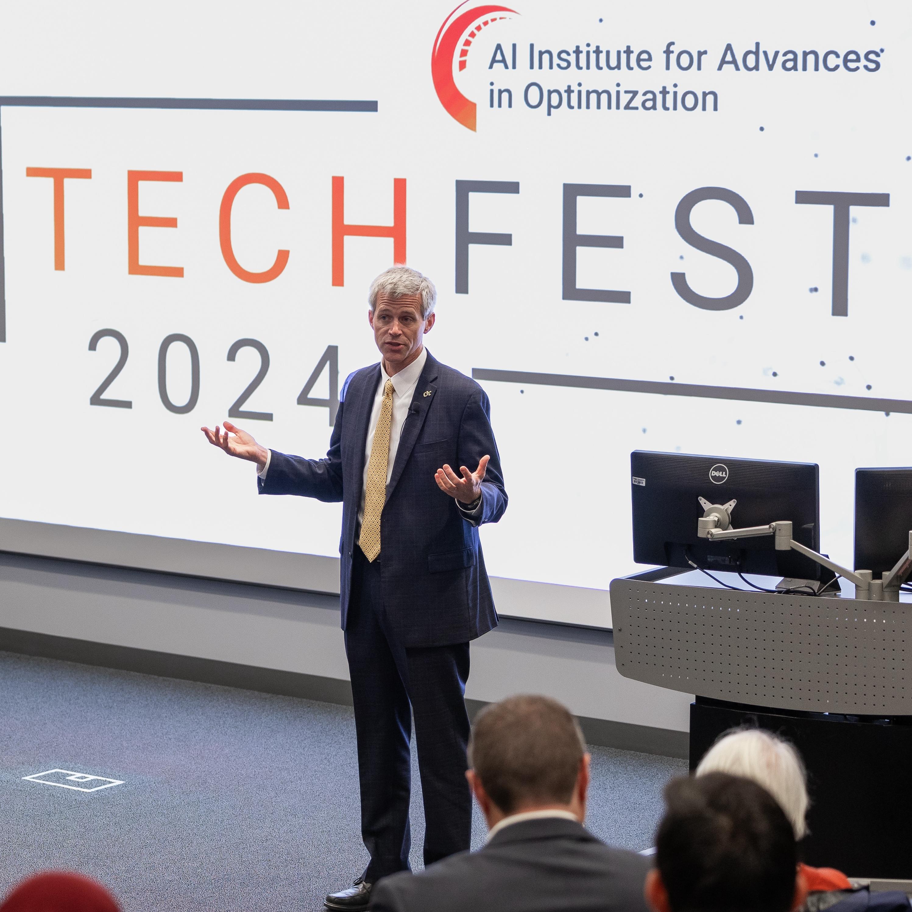 Tim Lieuwen, Interim EVPR presenting at TechFest