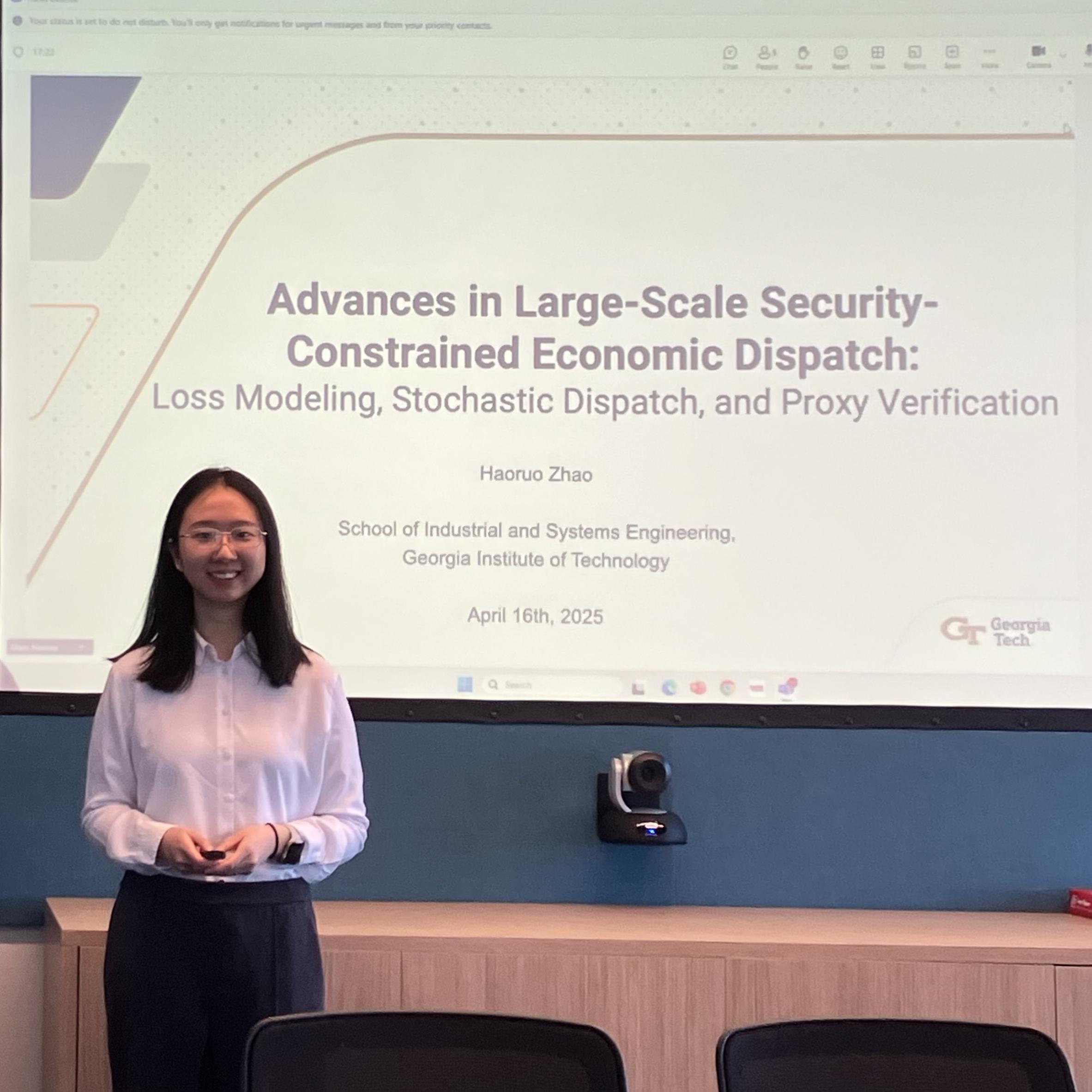 Haoruo Zhao's Phd Defense