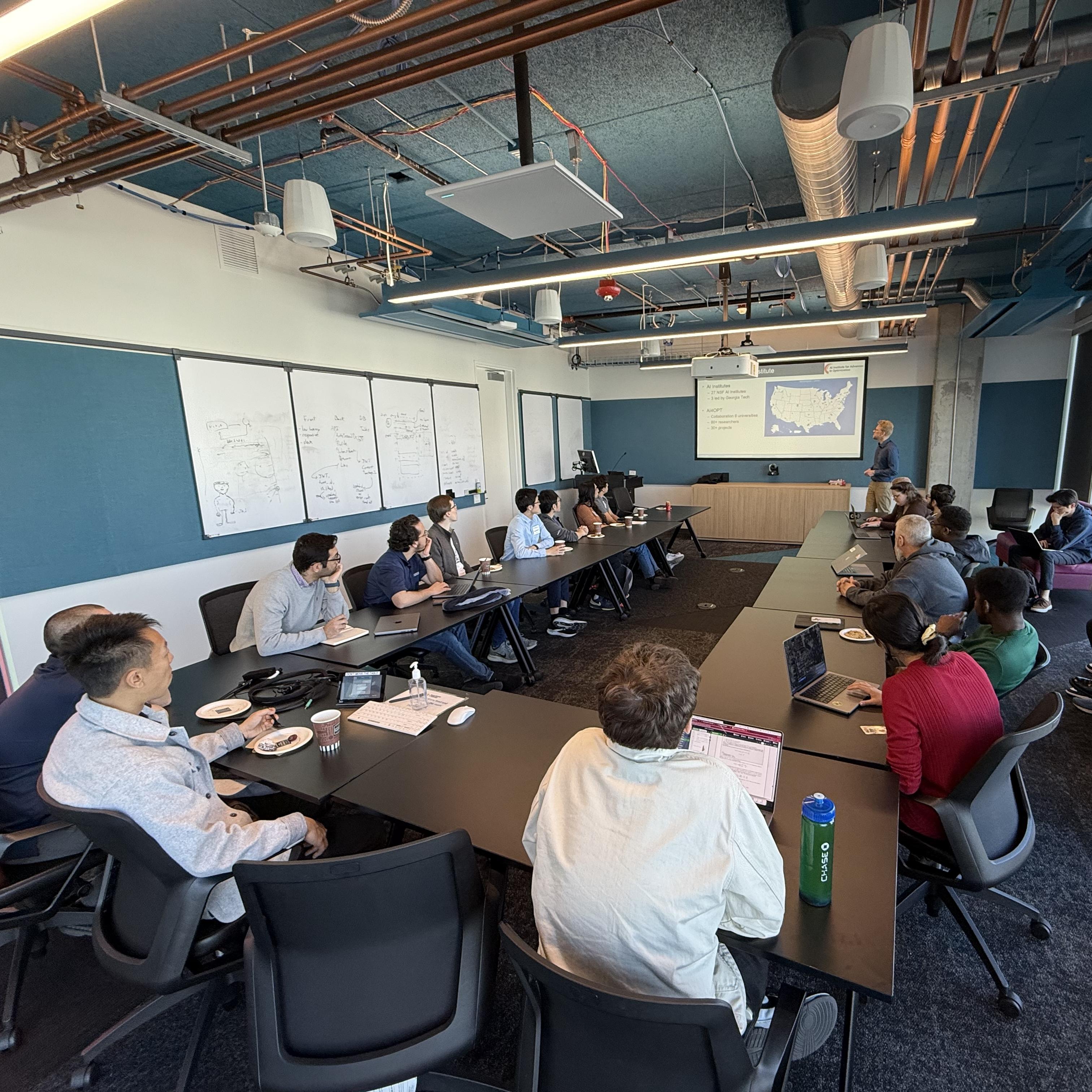 ISyE PhD Students Visit AI4OPT