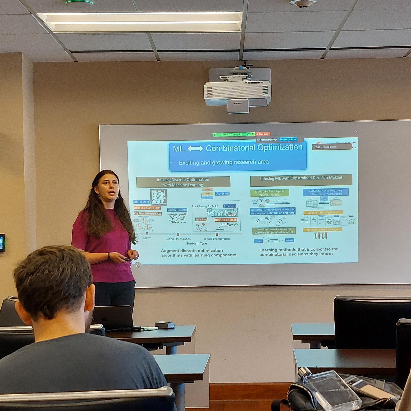 Seminar With Bistra Dilkina