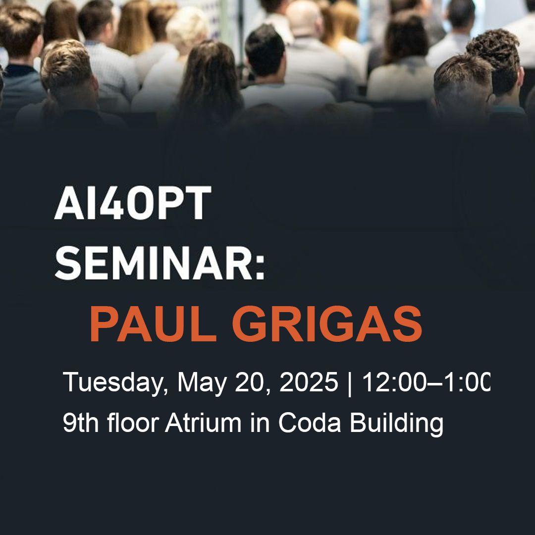 Paul Grigas Seminar