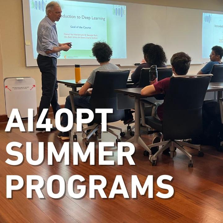 AI4OPT Summer Programs