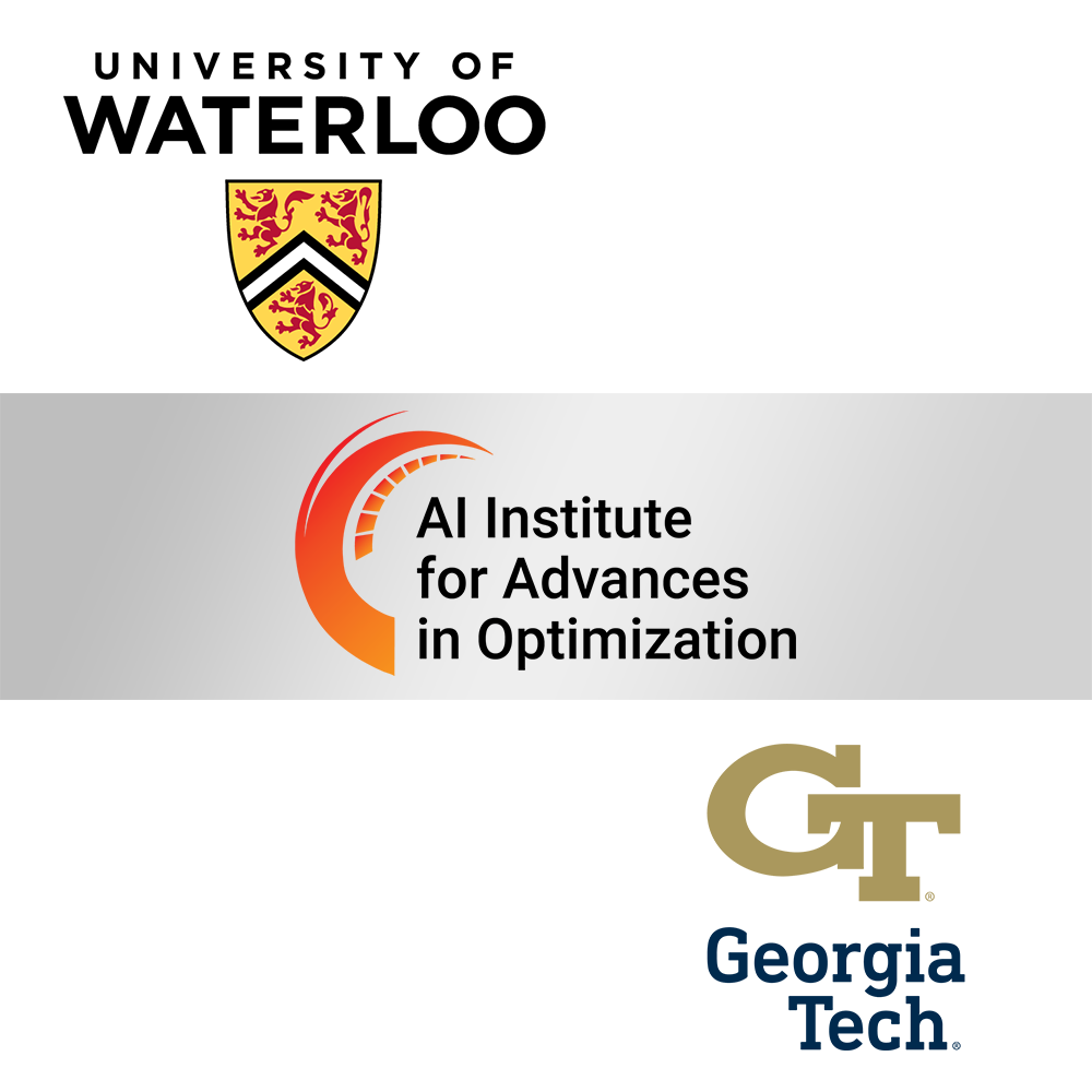 Waterloo, AI4OPT, and GT