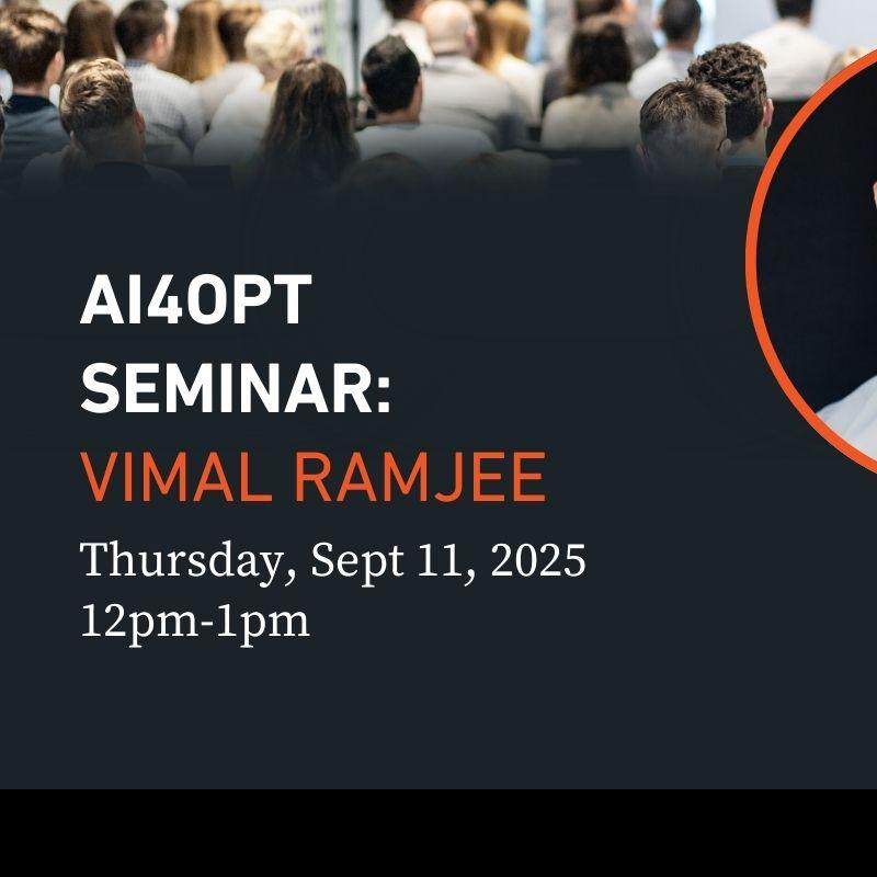 Vimal Ramjee Seminar